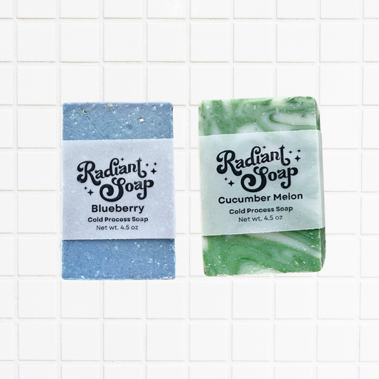 Favorites Soap Duo Set: Cucumber Melon and Blueberry