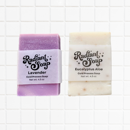 Aromatherapy Soap Duo Set: Lavender and Eucalyptus & Aloe